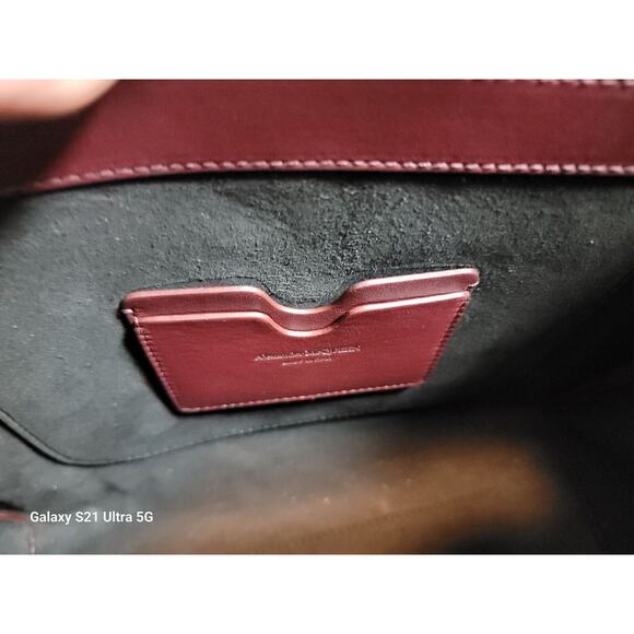 Alexander McQueen Leather/Tall Story/2Way/Tote Bag Red Women's - Picture 16 of 16